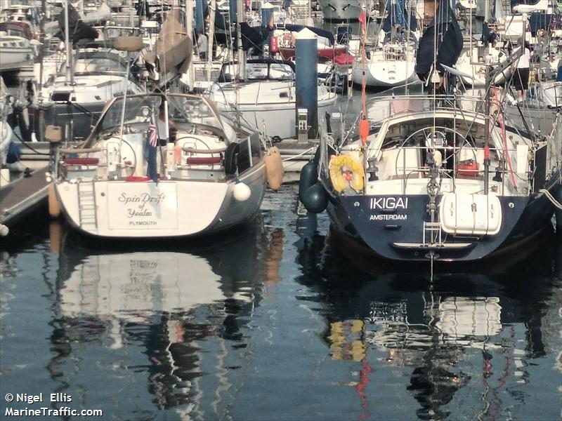 ikigai (Sailing vessel) - IMO , MMSI 244440242, Call Sign PF9839 under the flag of Netherlands