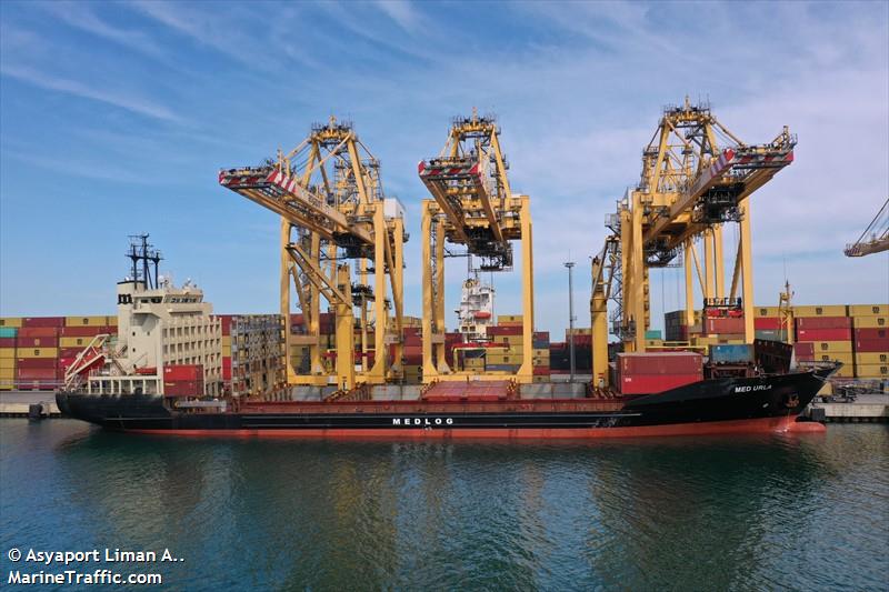 med urla (General Cargo Ship) - IMO 9160920, MMSI 271051219, Call Sign TCA7434 under the flag of Turkey