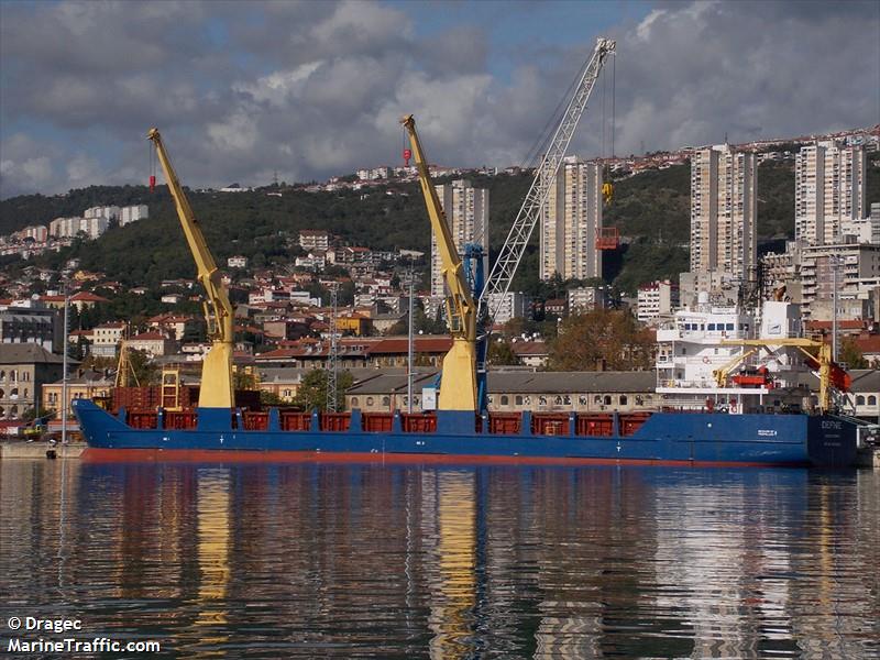 defne (General Cargo Ship) - IMO 9378230, MMSI 314756000, Call Sign 8PMO9 under the flag of Barbados