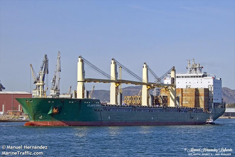 atlantic spirit ii (General Cargo Ship) - IMO 9594509, MMSI 538010610, Call Sign V7A7143 under the flag of Marshall Islands