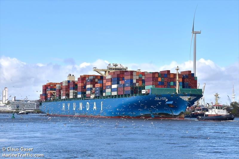 hyundai smart (Container Ship) - IMO 9475686, MMSI 241312000, Call Sign SVBY2 under the flag of Greece