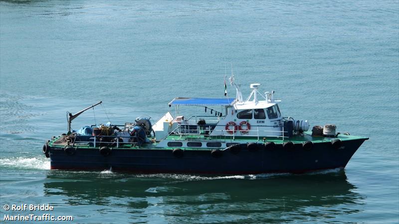 eirini (Diving ops) - IMO , MMSI 470477000, Call Sign A6E2597 under the flag of UAE