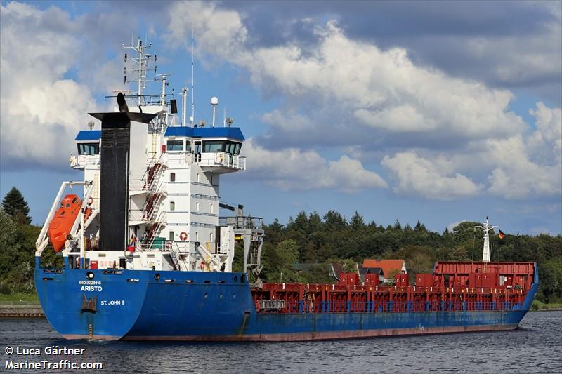 aristo (General Cargo Ship) - IMO 9229116, MMSI 305848000, Call Sign V2RA9 under the flag of Antigua & Barbuda