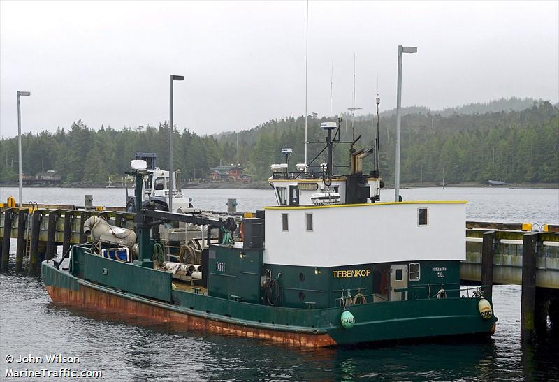 tebenkof (Fishing vessel) - IMO , MMSI 338191016 under the flag of USA