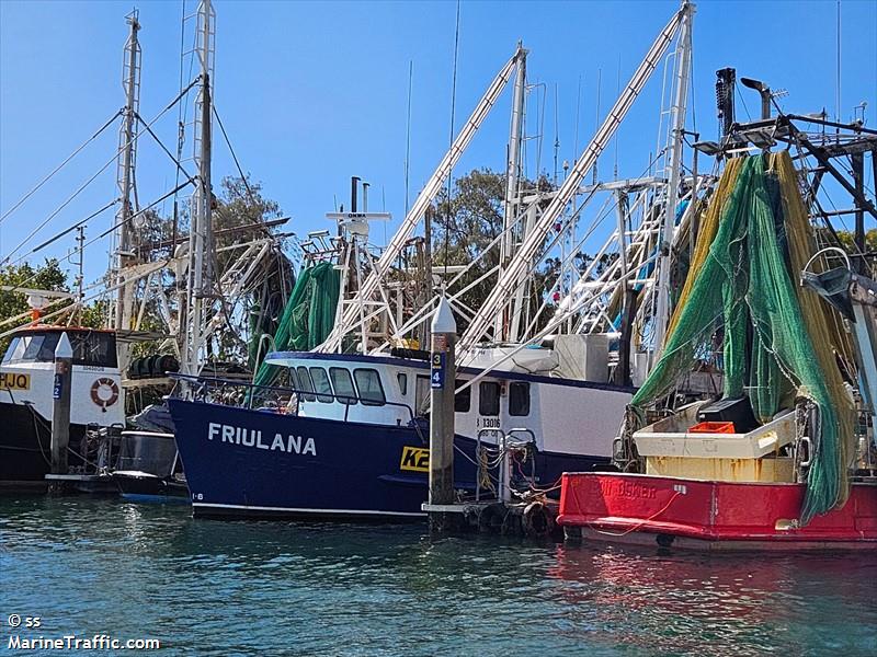 friulana (Fishing vessel) - IMO , MMSI 503140610, Call Sign 2680QB under the flag of Australia