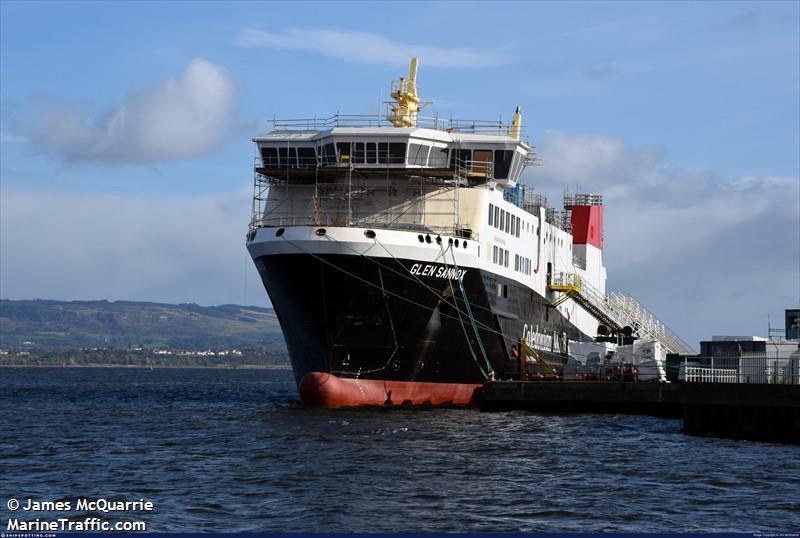 glen sannox (Passenger/Ro-Ro Cargo Ship) - IMO 9794513, MMSI 232049068, Call Sign MOAW4 under the flag of United Kingdom (UK)