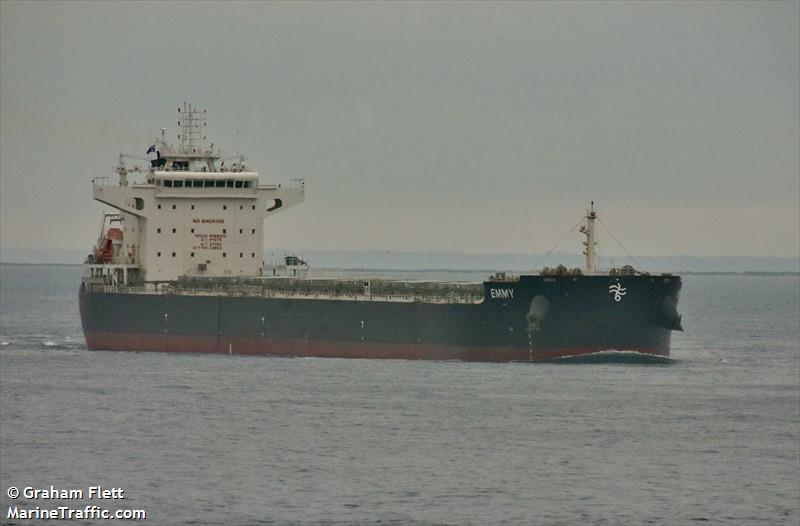 emmy (Bulk Carrier) - IMO 9956202, MMSI 636022854, Call Sign 5LKS9 under the flag of Liberia