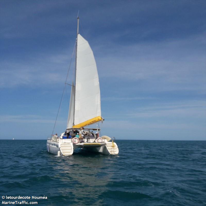 yande (Sailing vessel) - IMO , MMSI 540010100, Call Sign FW9248 under the flag of New Caledonia