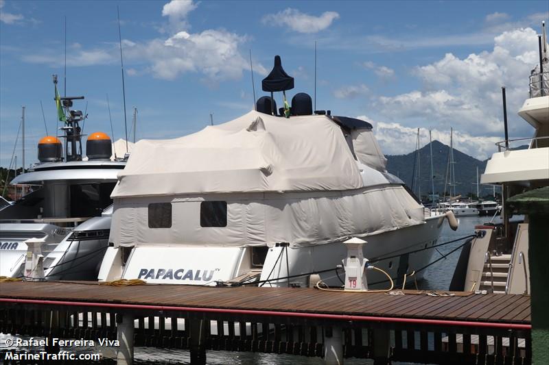 papacalu xv (Pleasure craft) - IMO , MMSI 710016560, Call Sign PR2701 under the flag of Brazil