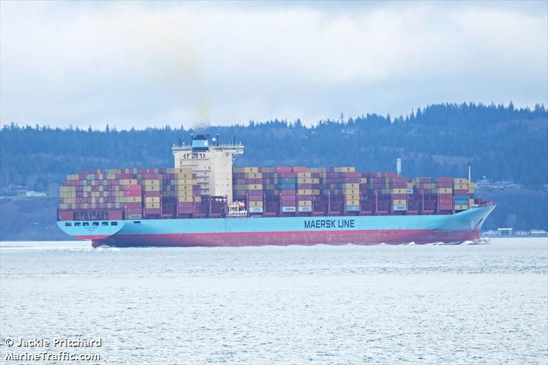 gerner maersk (Container Ship) - IMO 9359002, MMSI 477891200, Call Sign VRVO3 under the flag of Hong Kong