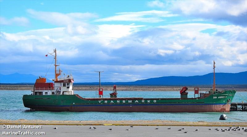 don andres k (General Cargo Ship) - IMO 8421717, MMSI 725000681, Call Sign CA2610 under the flag of Chile