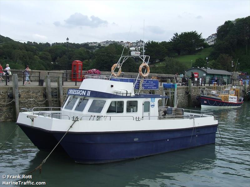 obsession ii (Diving ops) - IMO , MMSI 235051508, Call Sign MK2U under the flag of United Kingdom (UK)