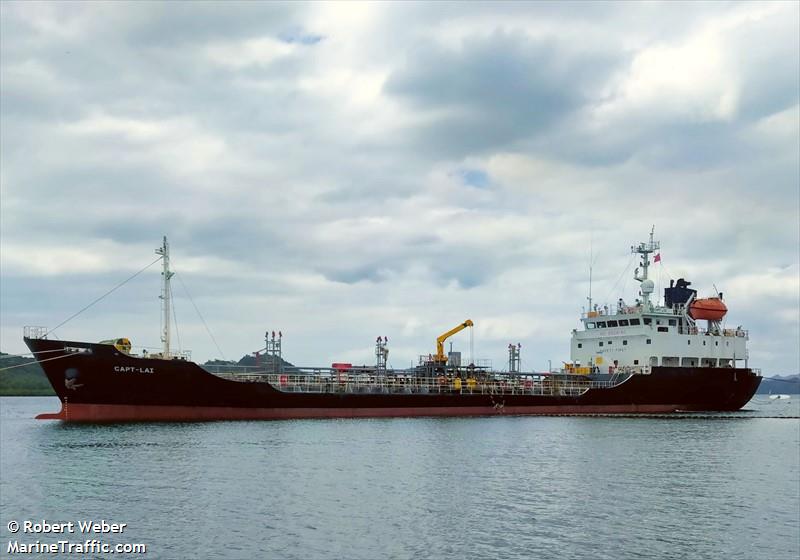 captlai (Chemical/Oil Products Tanker) - IMO 9153836, MMSI 457505000, Call Sign JVEK8 under the flag of Mongolia