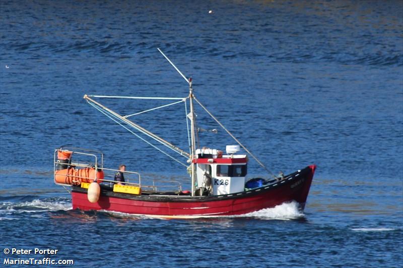 quest ii (Fishing vessel) - IMO , MMSI 235110123 under the flag of United Kingdom (UK)