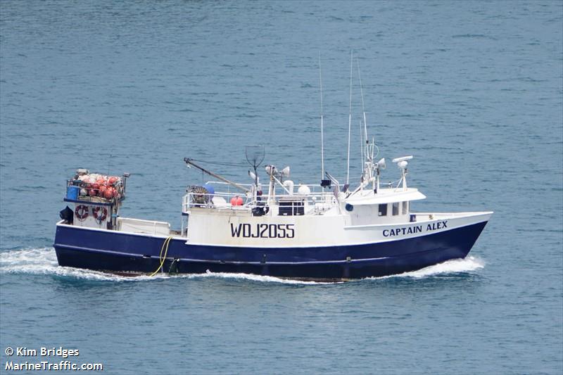 captain alex (Fishing vessel) - IMO , MMSI 367754830, Call Sign WDJ2055 under the flag of United States (USA)