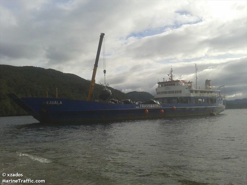 kavala (Passenger/Landing Craft) - IMO 7392543, MMSI 725004240, Call Sign CB9844 under the flag of Chile