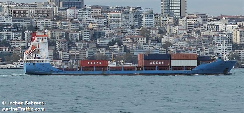 chona (General Cargo Ship) - IMO 9201877, MMSI 271051458, Call Sign TCA7545 under the flag of Turkey