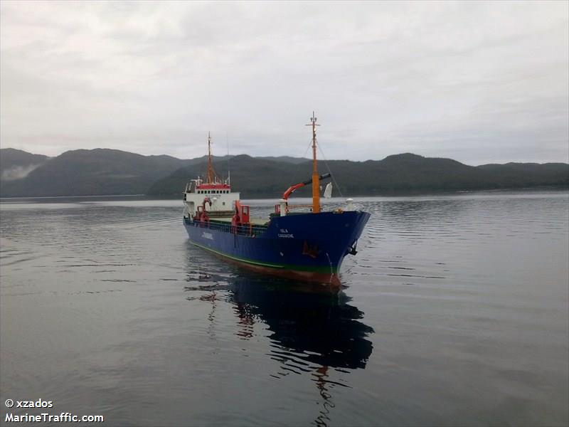 isla caguache (General Cargo Ship) - IMO 7608710, MMSI 725000964, Call Sign CA3968 under the flag of Chile