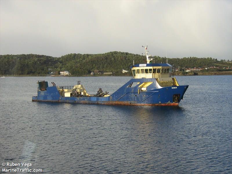 saga (General Cargo Ship) - IMO 9345752, MMSI 725003720, Call Sign CB8841 under the flag of Chile