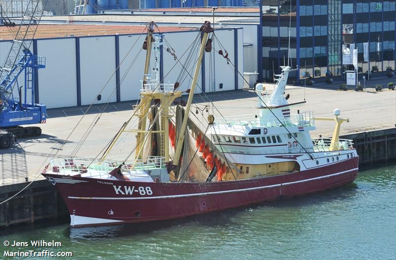 kw-88 pelikaan (Fishing Vessel) - IMO 9196541, MMSI 244869000, Call Sign PCFI under the flag of Netherlands
