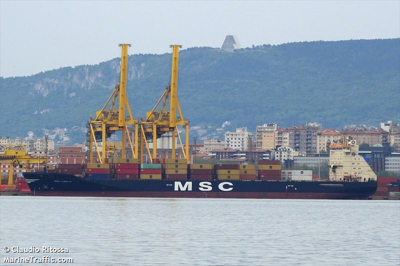 msc lara (Container Ship) - IMO 9064748, MMSI 355746000, Call Sign HPUD under the flag of Panama