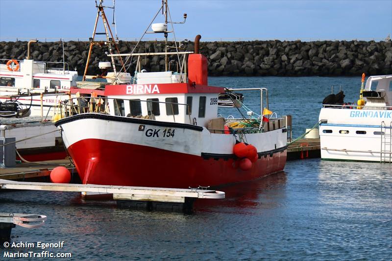 birna (Fishing vessel) - IMO , MMSI 251535240 under the flag of Iceland