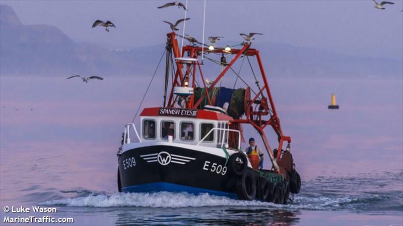 mfv spanish eyes (Fishing vessel) - IMO , MMSI 235004556, Call Sign VSTC5 under the flag of United Kingdom (UK)