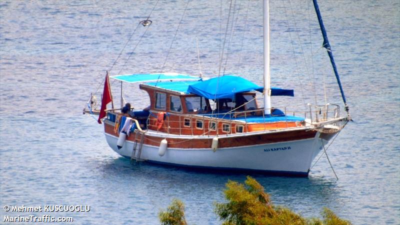 ali kaptan-2 (Passenger ship) - IMO , MMSI 271041327, Call Sign TC8221 under the flag of Turkey