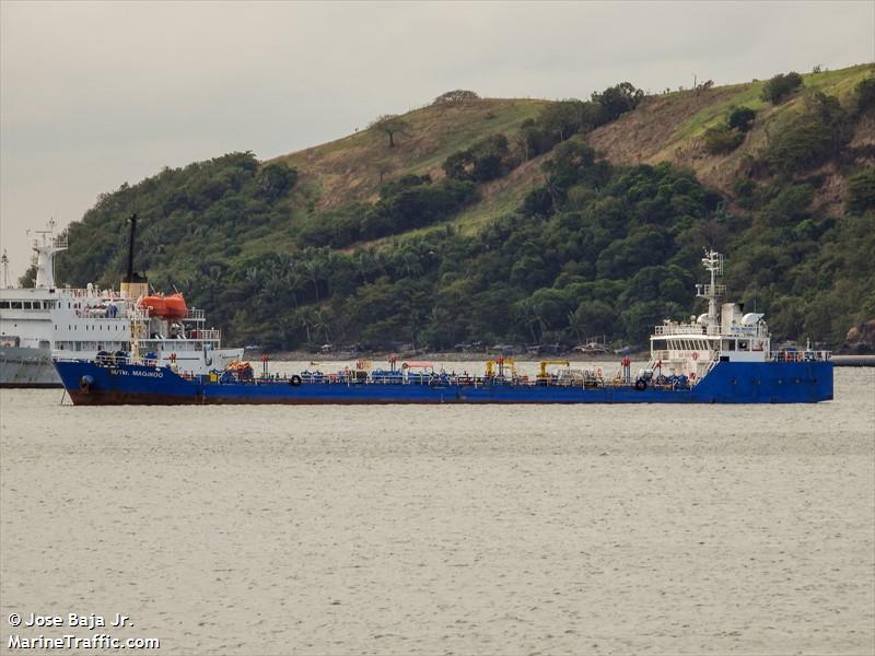 mt-maginoo (Oil Products Tanker) - IMO 9975090, MMSI 548409700, Call Sign DUA3816 under the flag of Philippines