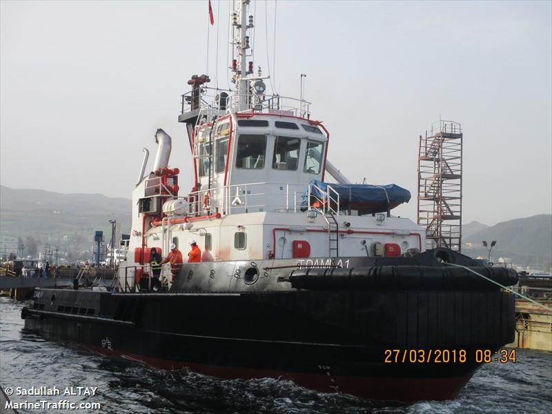 t.damla 1 (Tug) - IMO 9438688, MMSI 271010366, Call Sign TCA2925 under the flag of Turkey