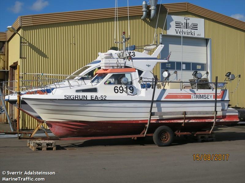 sigrun (Fishing vessel) - IMO , MMSI 251410340, Call Sign 6919 under the flag of Iceland