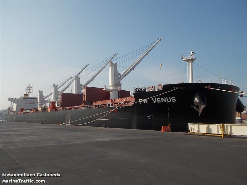 fw venus (Bulk Carrier) - IMO 9960461, MMSI 538010754, Call Sign V7A7374 under the flag of Marshall Islands