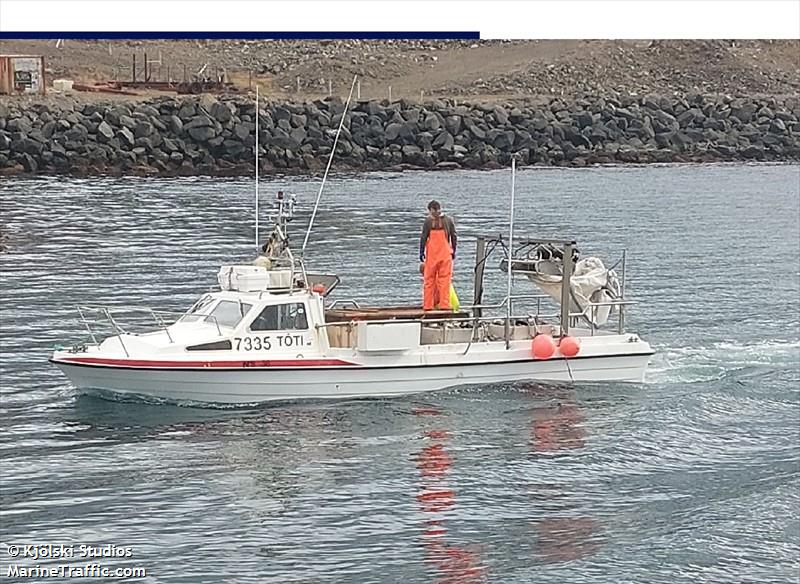 toti (Fishing vessel) - IMO , MMSI 251231940, Call Sign 7335 under the flag of Iceland