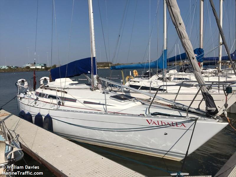 valhalla (Sailing vessel) - IMO , MMSI 232012672, Call Sign MCGS5 under the flag of United Kingdom (UK)