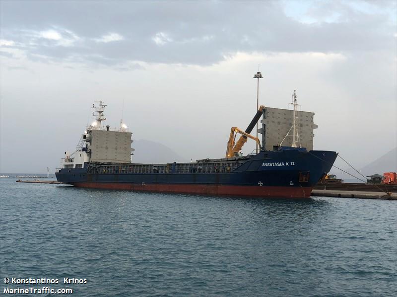 anastasia k ii (General Cargo Ship) - IMO 8914166, MMSI 241871000, Call Sign SVDU8 under the flag of Greece