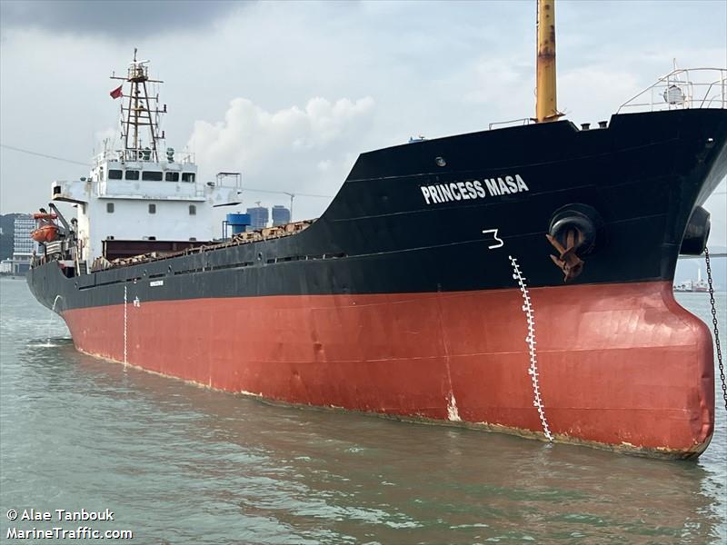 princess masa (General Cargo Ship) - IMO 9376438, MMSI 667001804, Call Sign 9LU2607 under the flag of Sierra Leone