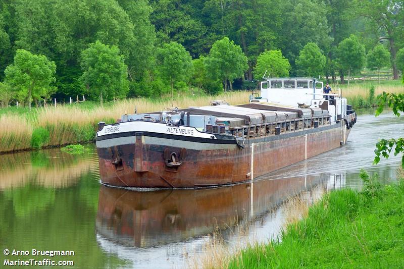 altenburg (Cargo ship) - IMO , MMSI 270308000, Call Sign OL6589 under the flag of Czech Rep