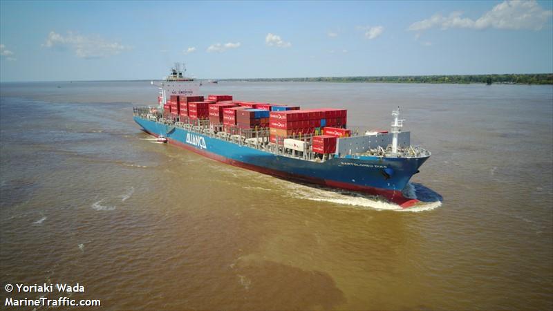 bartolomeu dias (Container Ship) - IMO 9625384, MMSI 710000872, Call Sign PPSO under the flag of Brazil