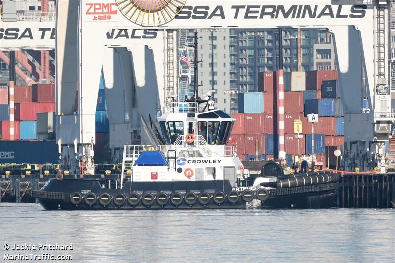 artemis (Tug) - IMO 1037804, MMSI 368333870, Call Sign WDP2176 under the flag of United States (USA)