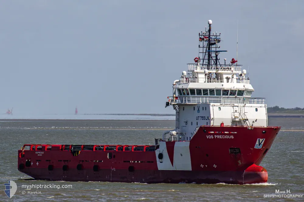 vos precious (Offshore Tug/Supply Ship) - IMO 9444338, MMSI 253000035, Call Sign LXAE4 under the flag of Luxembourg