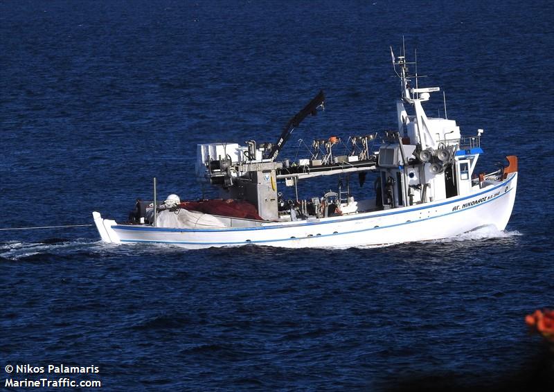 ag. nikolaos (Fishing vessel) - IMO 8531940, MMSI 237262000, Call Sign SV3271 under the flag of Greece