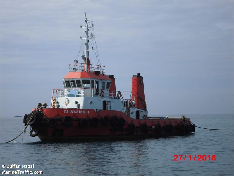 tb.marina 17 (Tug) - IMO , MMSI 525100160, Call Sign YD3488 under the flag of Indonesia