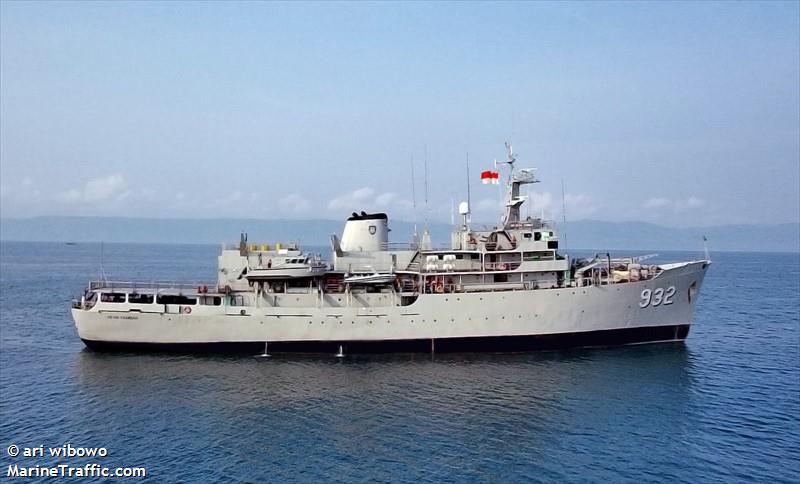 idn warship 932 (Other type) - IMO , MMSI 525014143, Call Sign PLIY under the flag of Indonesia