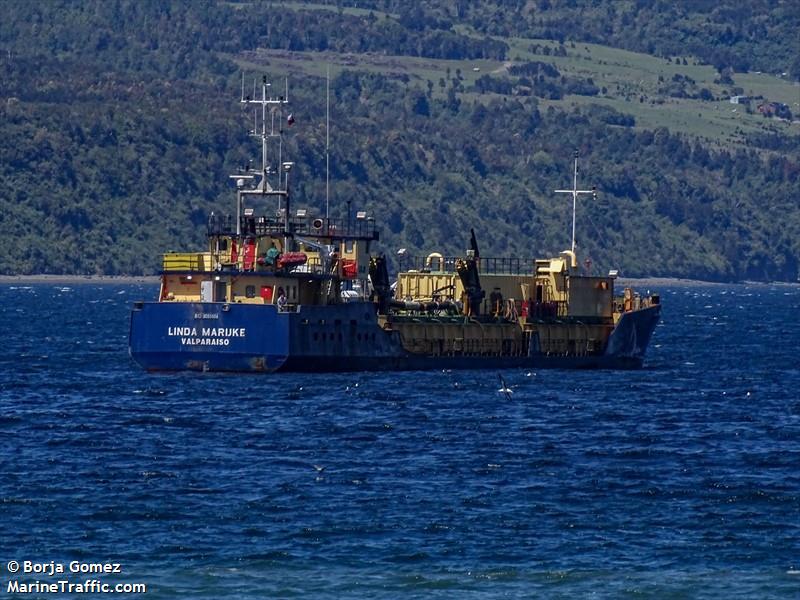 linda marijke (General Cargo Ship) - IMO 9053684, MMSI 725001021, Call Sign CBJK under the flag of Chile