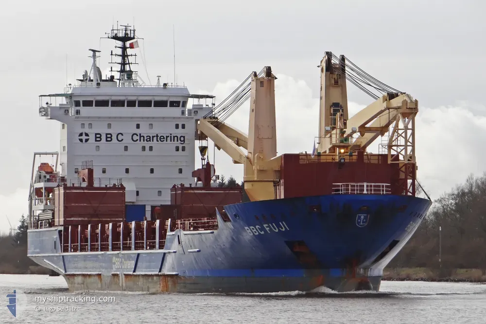 bbc fuji (General Cargo Ship) - IMO 9508419, MMSI 304053000, Call Sign V2HV4 under the flag of Antigua & Barbuda