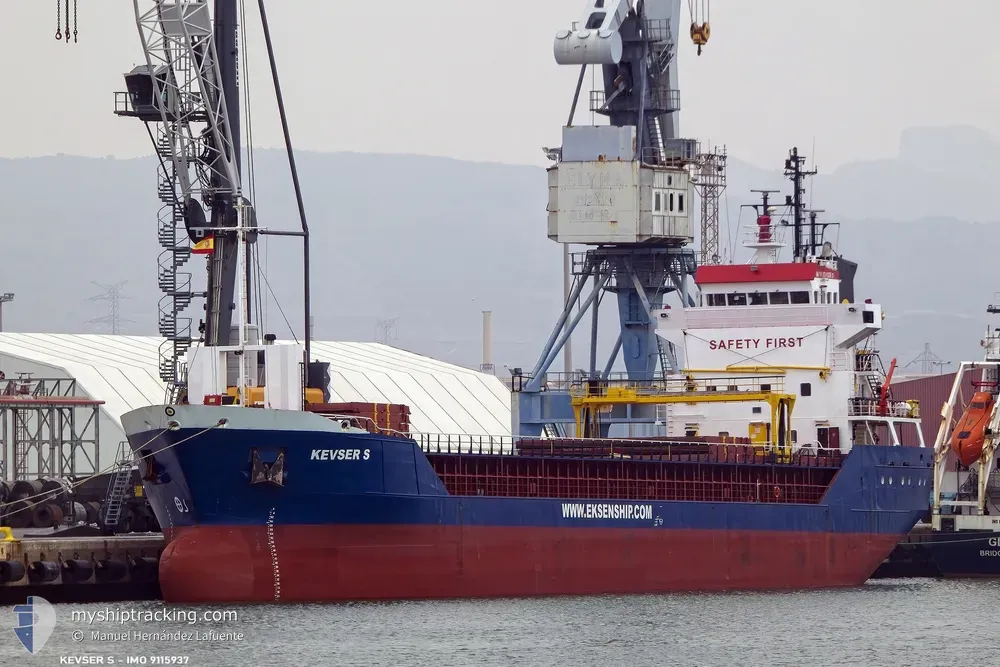 kevser s (General Cargo Ship) - IMO 9115937, MMSI 376117000, Call Sign J8B6090 under the flag of St Vincent & Grenadines