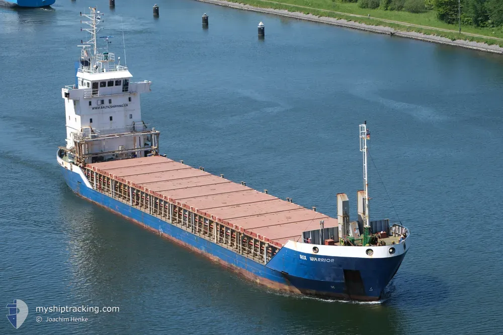 rix warrior (General Cargo Ship) - IMO 9129134, MMSI 210544000, Call Sign 5BDF6 under the flag of Cyprus