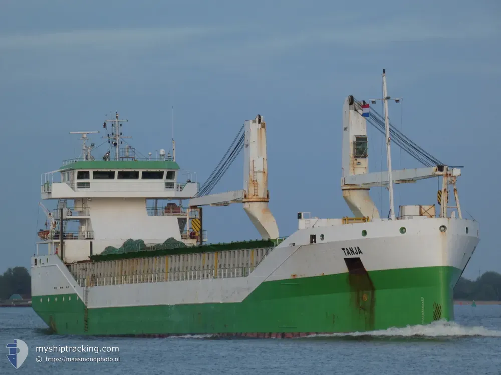 tanja (General Cargo Ship) - IMO 9534444, MMSI 304690000, Call Sign V2HW9 under the flag of Antigua & Barbuda