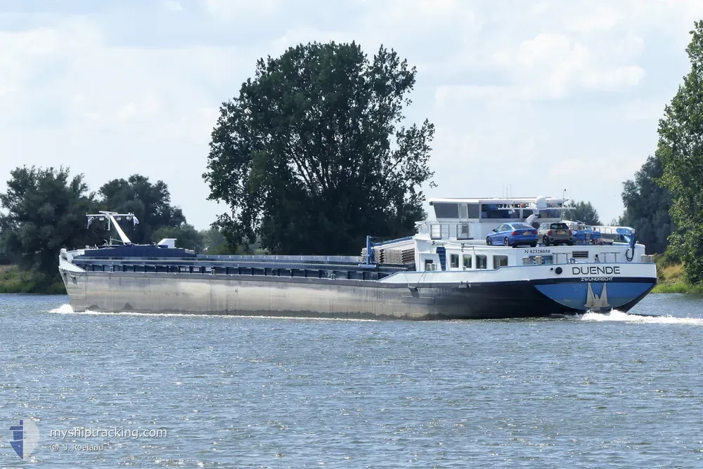 duende (Cargo ship) - IMO , MMSI 244730568, Call Sign PC3516 under the flag of Netherlands