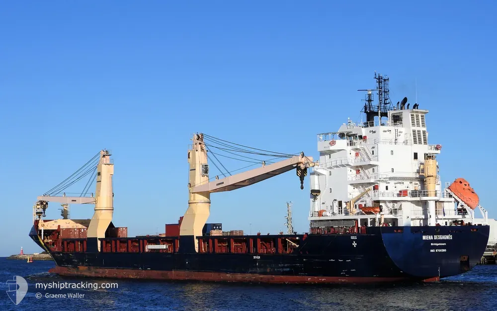 miena desgagnes (General Cargo Ship) - IMO 9700380, MMSI 314467000, Call Sign 8PAQ3 under the flag of Barbados